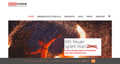 Desktop Screenshot of endotherm-brandschutz.de